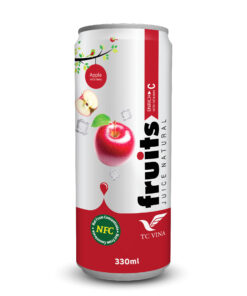 330ml TCVINA Canned Apple Fruit Juice Drink NFC