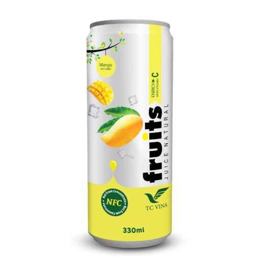 330ml TCVINA Canned Mango Fruit Juice Drink NFC