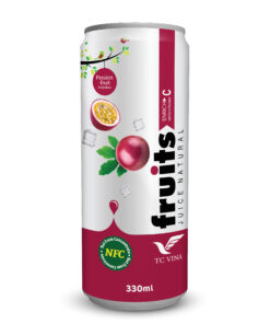 330ml TCVINA Canned Passion Fruit Juice Drink NFC