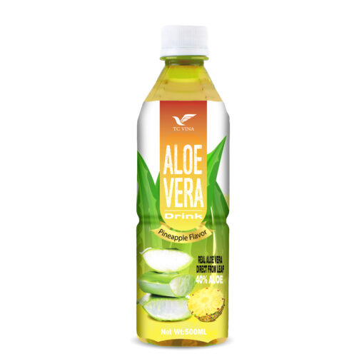 Best 500ml TCVINA Bottle Aloe Vera Pulp With Pineapple Flavor