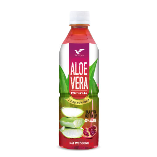 500ml TCVINA Bottle Aloe Vera Pulp With Pomegranate Flavor