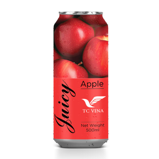 500ml TCVINA Canned Apple Juice Drink