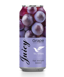 500ml TCVINA Canned Grape Juice Drink