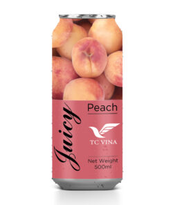 500ml TCVINA Canned Peach Juice Drink