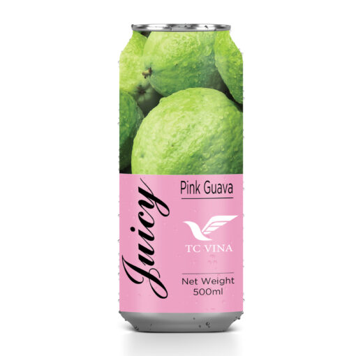 500ml TCVINA Canned Pink Guava Juice Drink