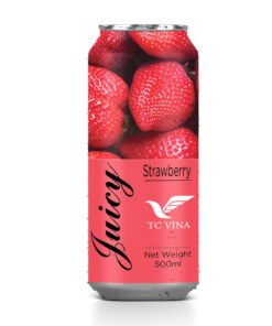 500ml TCVINA Canned Strawberry Juice Drink