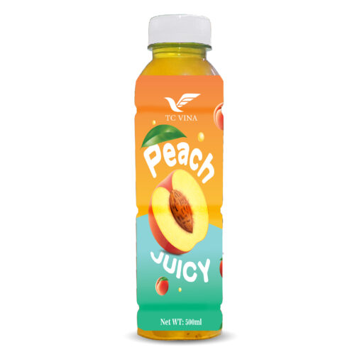500ml TCVINA Pet Bottle Peach Juice Drink