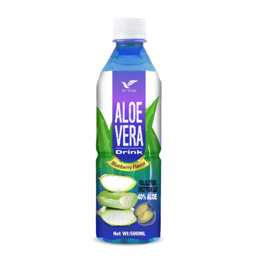500ml TCVINA Bottle Aloe Vera Pulp With Blueberry Flavor