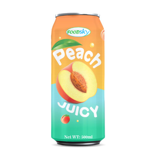 Best 500ml Foodsky Canned Peach Juice Drink