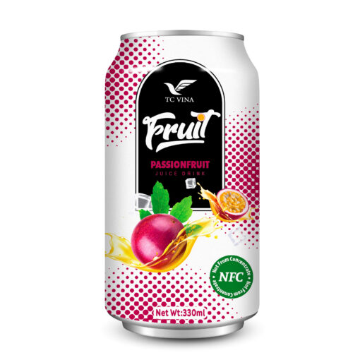 NFC 330ml TCVINA Canned Passion Fruit Juice Drink