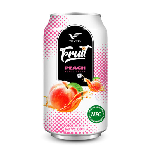 NFC 330ml TCVINA Canned Peach Juice Drink