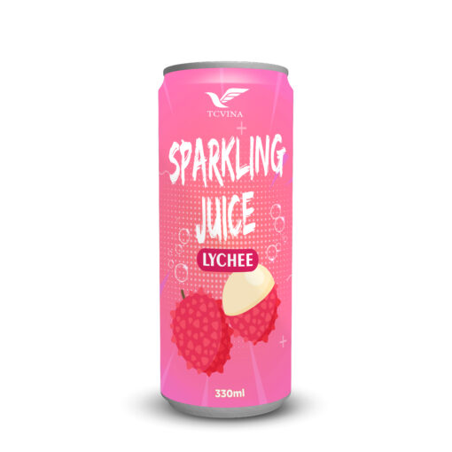 330ml TCVINA Sparkling Lychee Juice Drink