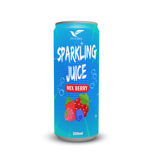 330ml TCVINA Sparkling Mix Berry Juice Drink