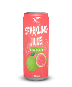 330ml TCVINA Sparkling Pink Guava Juice Drink