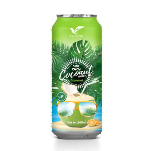 Best 500ml TCVINA Canned Coconut Water With Calamansi Flavor