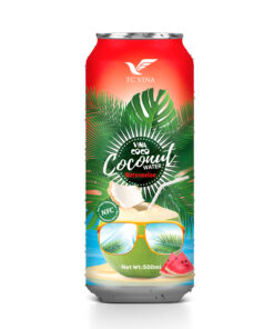 Best 500ml TCVINA Canned Coconut Water With Watermelon Flavor
