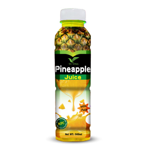 500ml TCVINA Pet Bottle Pineapple Juice with Pulp NFC