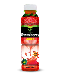 500ml TCVINA Pet Bottle Strawberry Juice with Pulp NFC