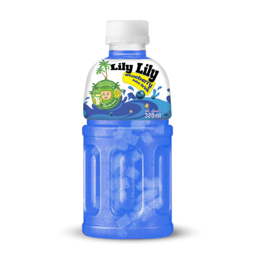 320ml TCVINA Pet Bottle Blueberry Juice With Nata De Coco