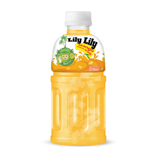 320ml TCVINA Pet Bottle Mango Juice With Nata De Coco