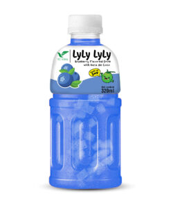 320ml TCVINA Pet Bottle Nata De Coco Blueberry Juice