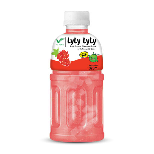 320ml TCVINA Pet Bottle Nata De Coco Red Grape Juice