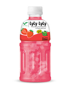 320ml TCVINA Pet Bottle Nata De Coco Strawberry Juice