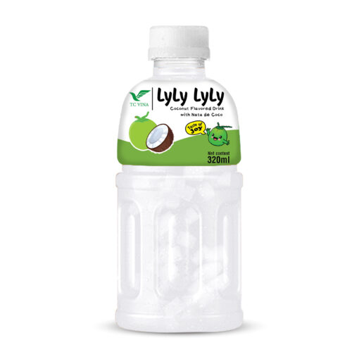 320ml TCVINA Pet Bottle Nata De Coco with Coconut Juice