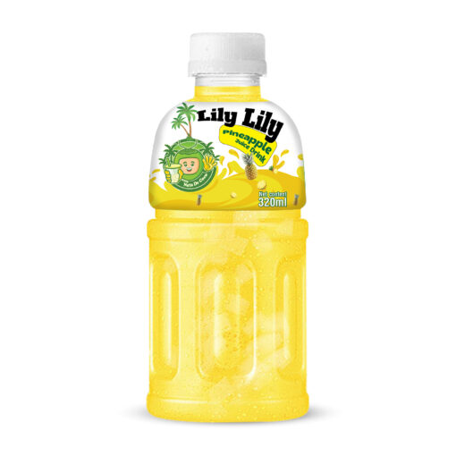 320ml TCVINA Pet Bottle Pineapple Juice With Nata De Coco