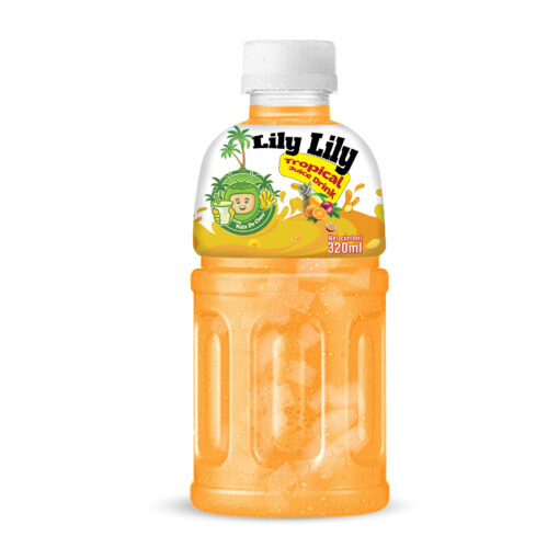 320ml TCVINA Pet Bottle Tropical Fruit Juice With Nata De Coco