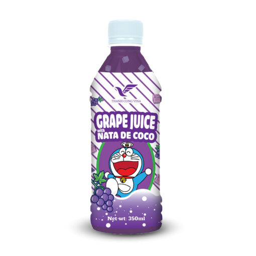 350ml TCVINA Bet Bottle Grape Juice With Nata De Coco