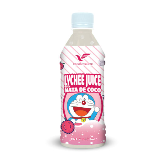 350ml TCVINA Bet Bottle Lychee Juice With Nata De Coco