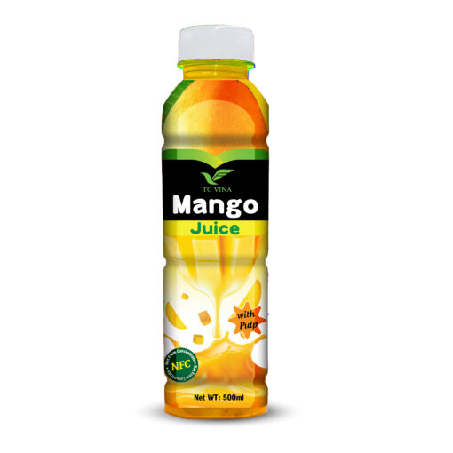 500ml TCVINA Pet Bottle Mango Juice with Pulp NFC