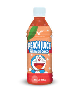 Best 350ml TCVINA Bet Bottle Peach Juice With Nata De Coco