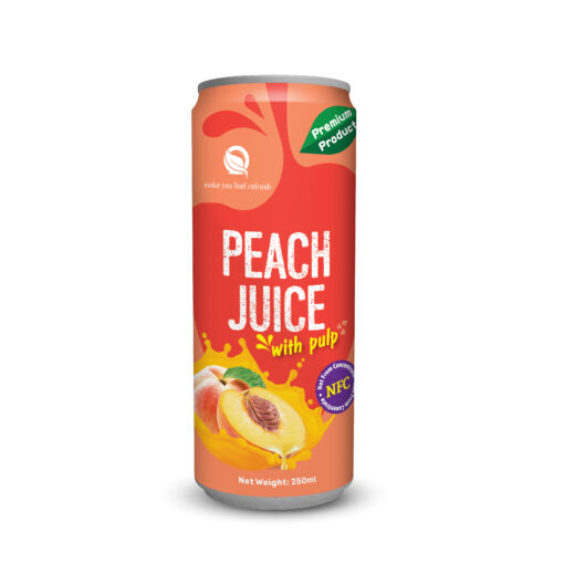 NFC 250ml TCVINA Peach Juice with Pulp