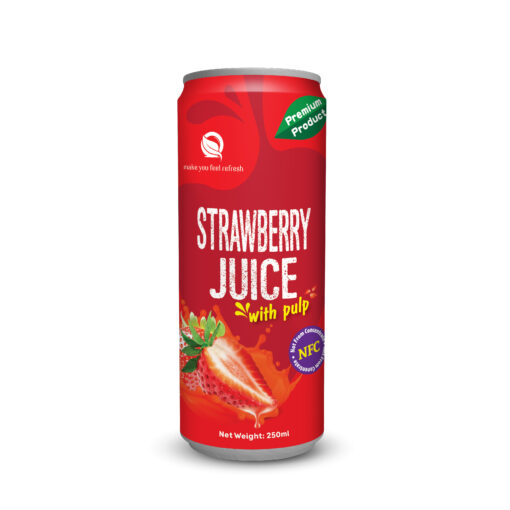 Best NFC 250ml TCVINA Strawberry Juice with Pulp