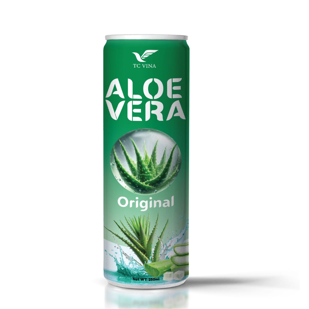 250ml TCVINA Canned Aloe Vera Juice Drink