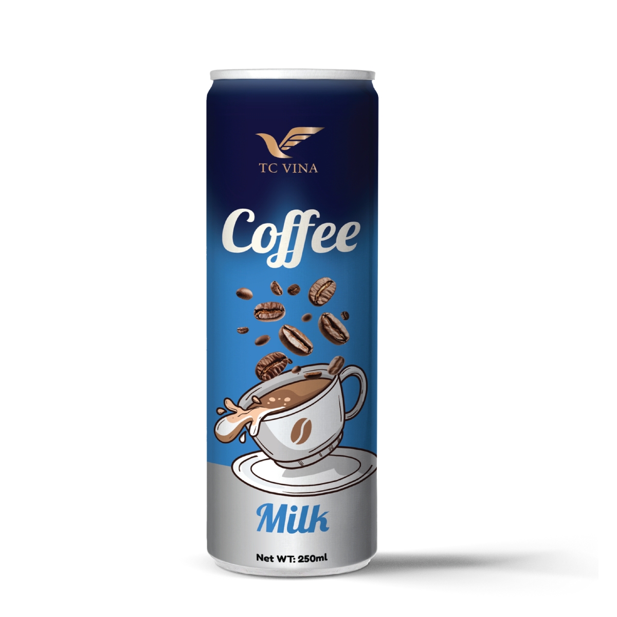 250ml TCVINA Canned Milk Coffee Drink