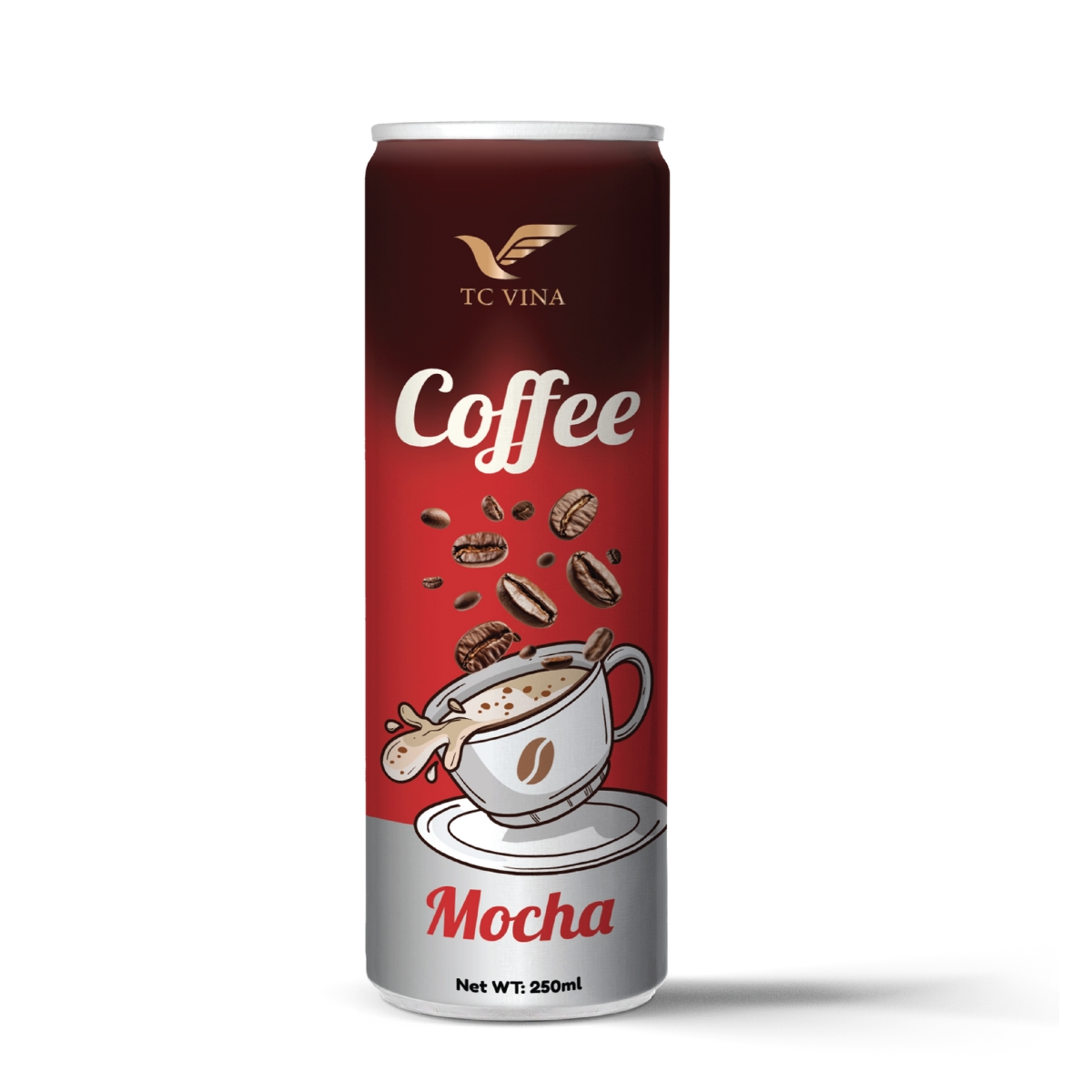 250ml TCVINA Canned Mocha Coffee Drink