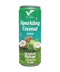 TCVINA 330ml Sparkling Coconut Water Original Flavor with Matcha