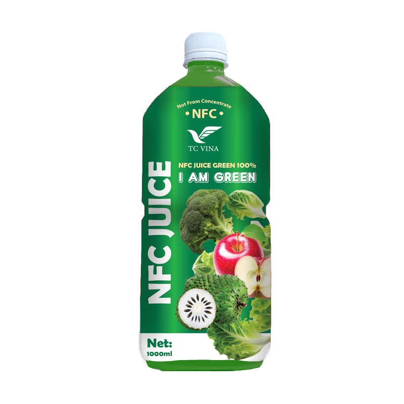 NFC 1000ml TCVINA Pet Bottle Green Juice Drink