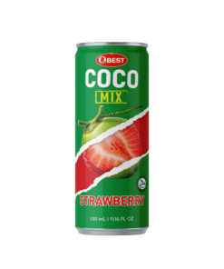 330ml QBest Coco Mix Strawberry Drink