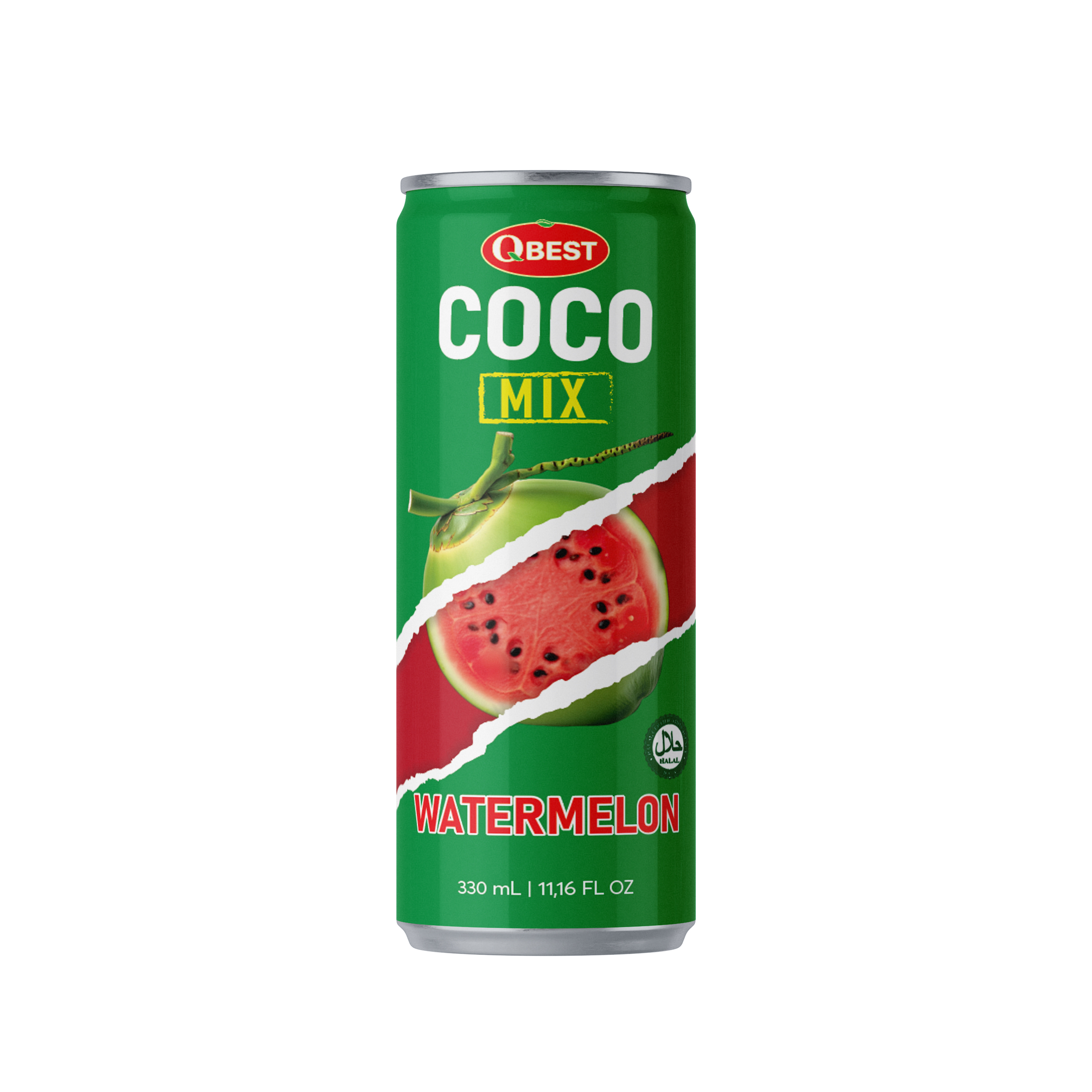 330ml QBest Coco Mix Watermelon Drink