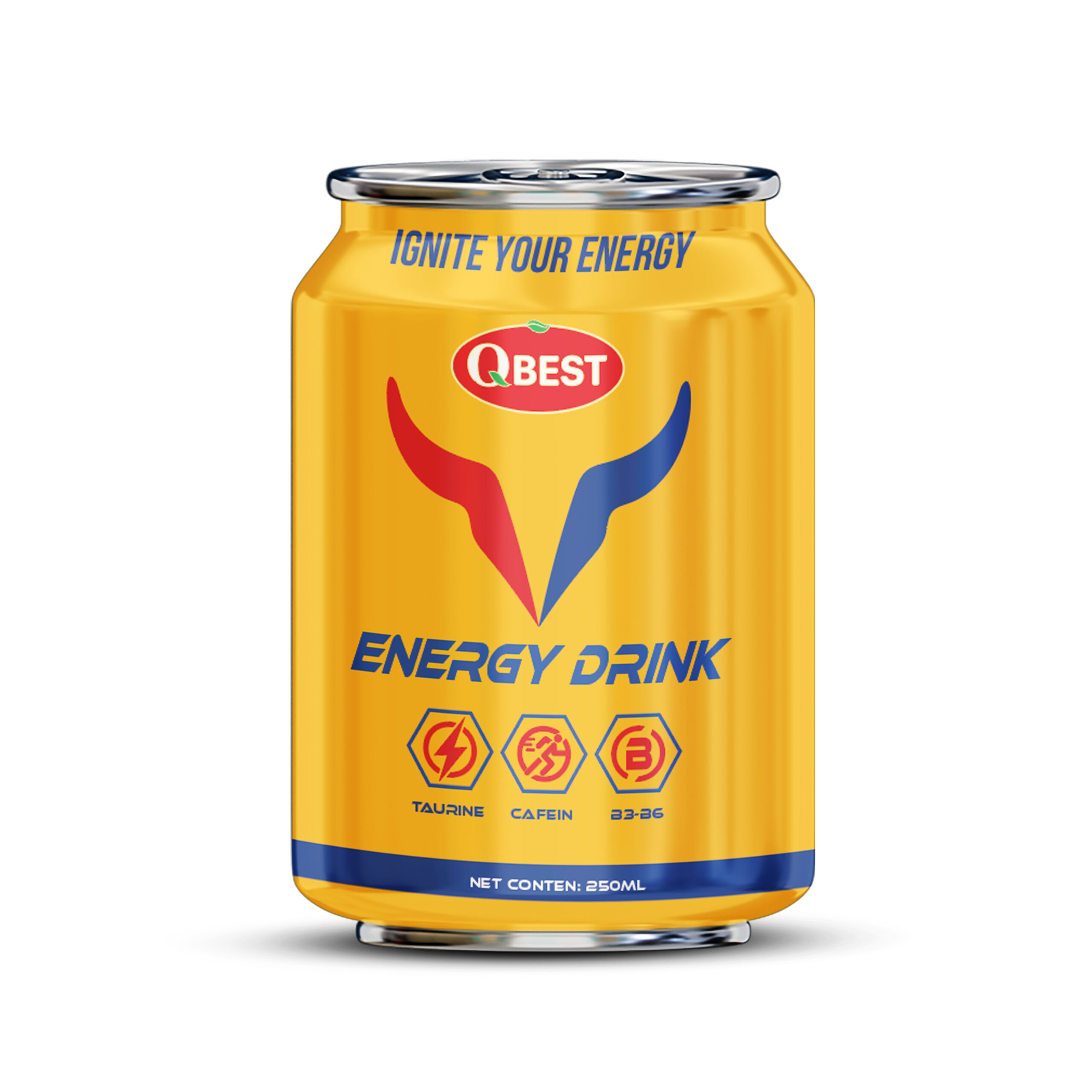 250ml QBest Short Can Energy Drink OEM Manufacturer