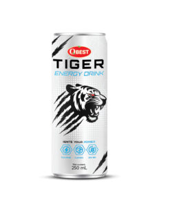 250ml QBest Slim Can Tiger Energy Drink