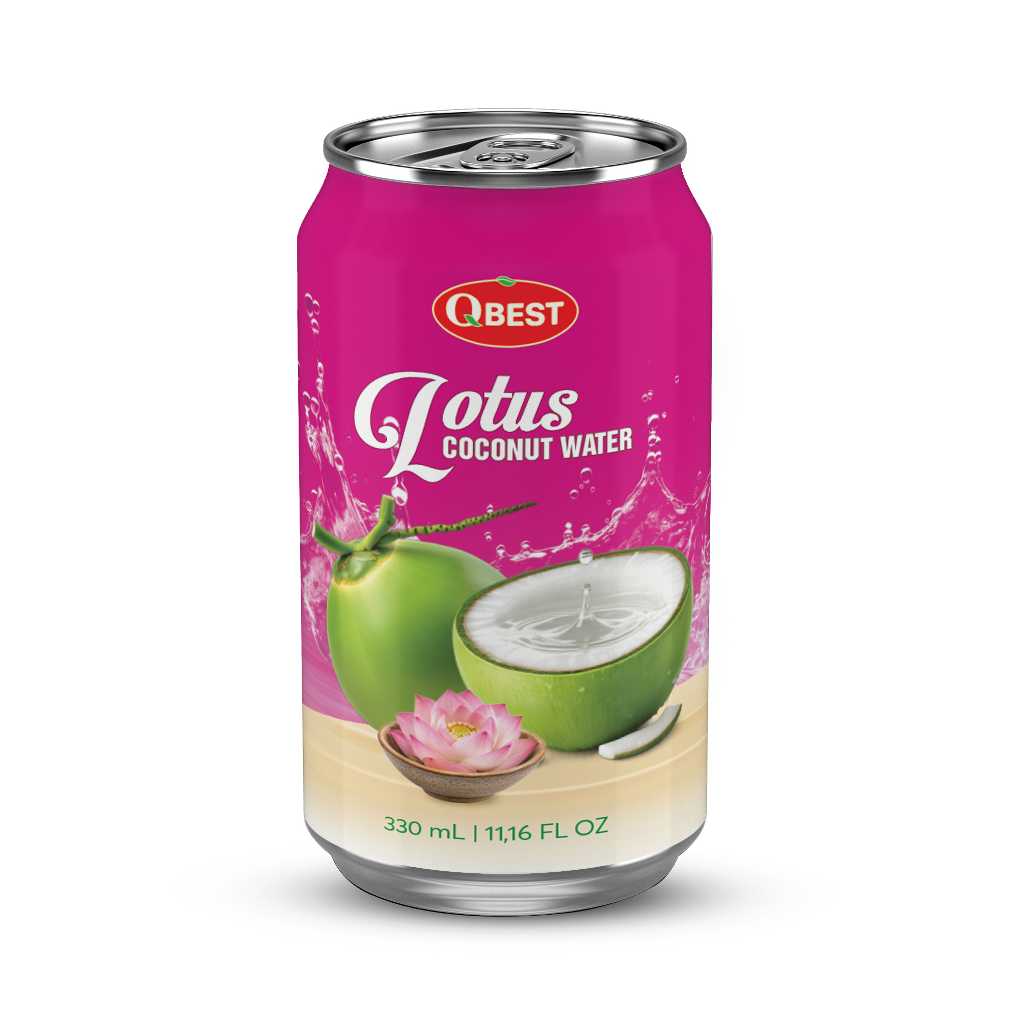 330ml QBest Coconut Water with Lotus